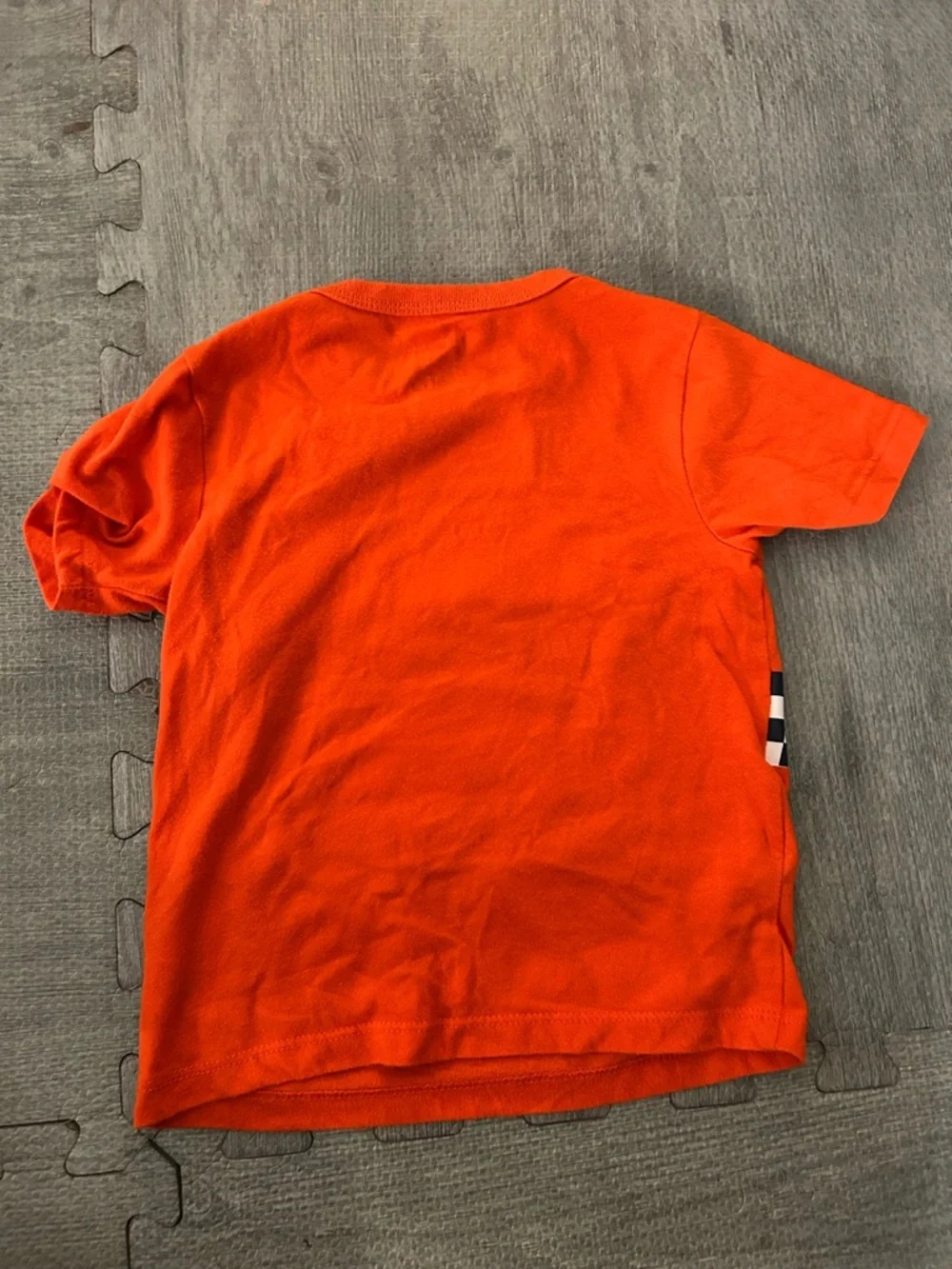 The Children's Place Orange and Blue Graphic Tee Set. (2 shirts)